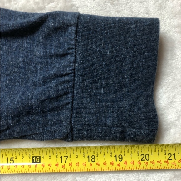 Roots Navy Heather Long Sleeve Pull Over Size XXL - Picture 9 of 11